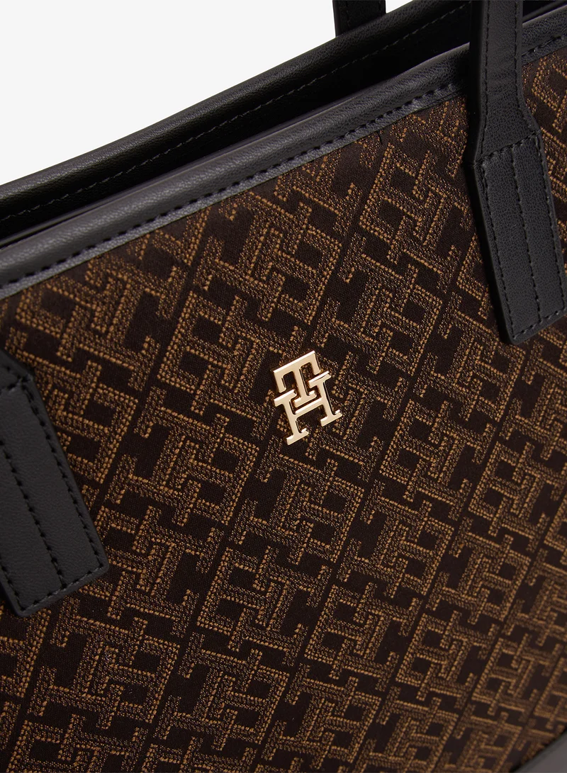 TOMMY HILFIGER  Jacquard Tote Bag for Women | Best Price UAE
